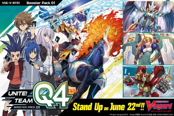 [VGE-V-BT01] English Edition Cardfight!! Vanguard Booster Pack Vol. 01: Unite! Team Q4