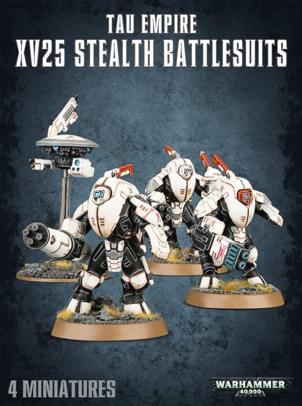 T'AU EMPIRE XV25 STEALTH BATTLESUITS