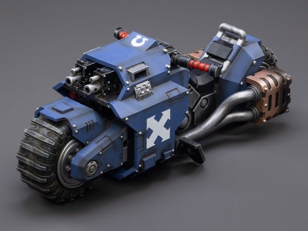 JOYTOY Warhammer 40k Ultramarines Raider-Pattern Combat Bike 1/18 Scale